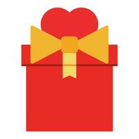 red heart icon. design element for valentine day vector