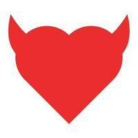 red heart icon. design element for valentine day vector