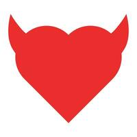 red heart icon. design element for valentine day vector