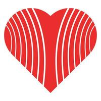 red heart icon. design element for valentine day vector