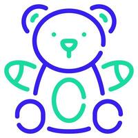 Teddy Bear Icon Illustration for web, app, infographic, etc vector