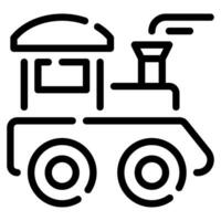 tren icono ilustración para web, aplicación, infografía, etc vector