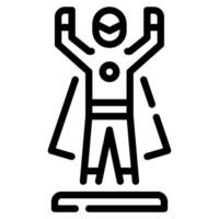 Action Figure Icon Illustration for web, app, infographic, etc vector