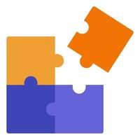 Jigsaw Icon Illustration for web, app, infographic, etc vector