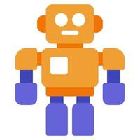 Robot Icon Illustration for web, app, infographic, etc vector