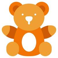 Teddy Bear Icon Illustration for web, app, infographic, etc vector