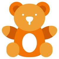 osito de peluche oso icono ilustración para web, aplicación, infografía, etc vector