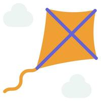 Kite Icon Illustration for web, app, infographic, etc vector
