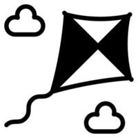 Kite Icon Illustration for web, app, infographic, etc vector