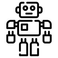 Robot Icon Illustration for web, app, infographic, etc vector