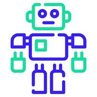 Robot Icon Illustration for web, app, infographic, etc vector