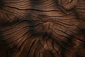 AI generated The textured background emphasizes the natural wood pattern. photo