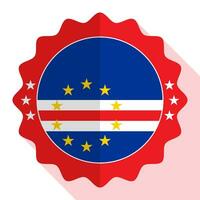 Cape Verde quality emblem, label, sign, button. Vector illustration.