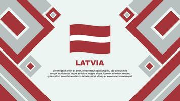 Latvia Flag Abstract Background Design Template. Latvia Independence Day Banner Wallpaper Vector Illustration. Latvia Cartoon