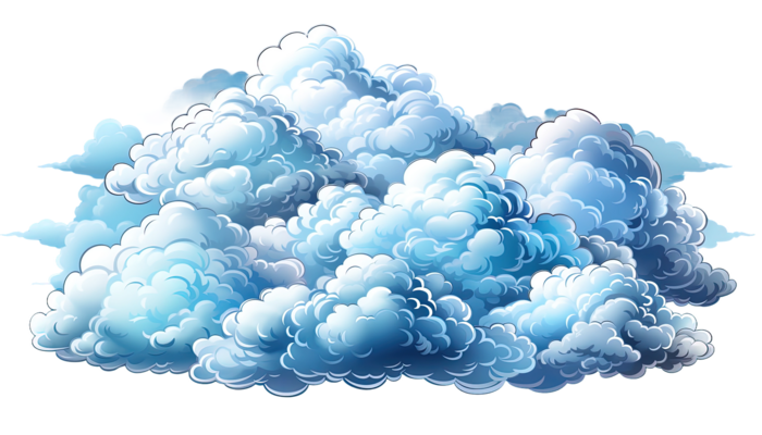 Cloud Shape White Background PNGs for Free Download