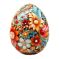 ai generiert Ostern Ei Clip Art, aufwendig Ei Illustrationen, dekorativ Eier, transparent Hintergrund, Urlaub Clip Art, festlich Dekoration, dekorativ Elemente png