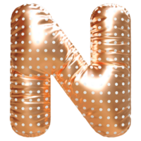 goud bubbel brief n doopvont 3d geven png