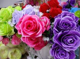 rosas flor floreciente belleza naturaleza y suave difuminar foto