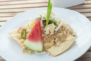 Nasi Goreng Seafood or Seafood Fried Rice photo