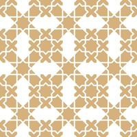 Seamless abstract geometric pattern in Arabian style vector