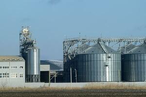 Plant for the drying and storage of grain photo