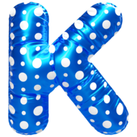 azul carta k Fonte 3d render png
