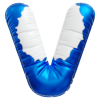 blauw brief v doopvont 3d geven png