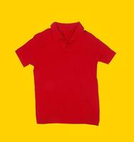 shirt on yellow background photo