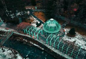 parque de borjomi ver desde el cable coche foto