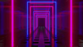 neon tunnel bakgrund video