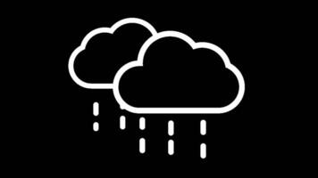 2d animated rain video