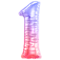 Gradient Blase Nummer 1 png