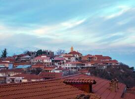 View on Signaghi town. Georgia photo