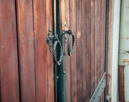 Old doors in Signaghi town.Georgia photo