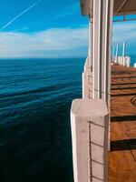 Beautiful sea and the deck. Batumi.Georgia photo