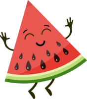 dessin animé marrant des fruits. png