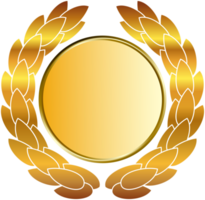 ouro medalha e louros png