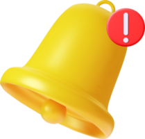 3d campana notifiche png