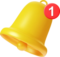 3d campana notifiche png