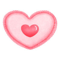 acuarela Clásico corazón conformado caramelo clipart. png