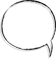 noir et blanc discours bulle ballon, icône autocollant note mot-clé planificateur texte boîte bannière, plat png transparent élément conception