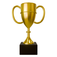 3d Gold Trophäe png