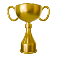 3D Gold Trophy png