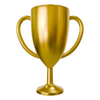 3d ouro troféu png