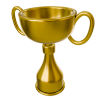 3D Gold Trophy png