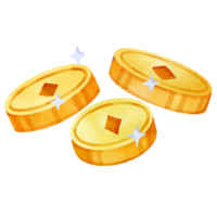 chinece gold coins. png