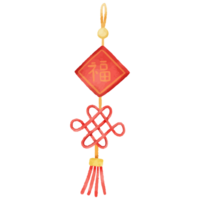 chinois Nouveau année décoration ornement chinois nœud png