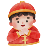 mignonne asiatique les enfants pour chinois Nouveau an. png