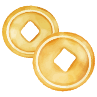 chinece gold coins. png