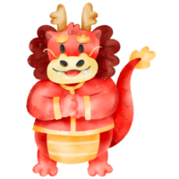 waterverf Chinese draak. png